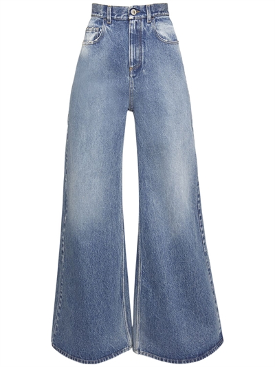 denim palazzo jeans