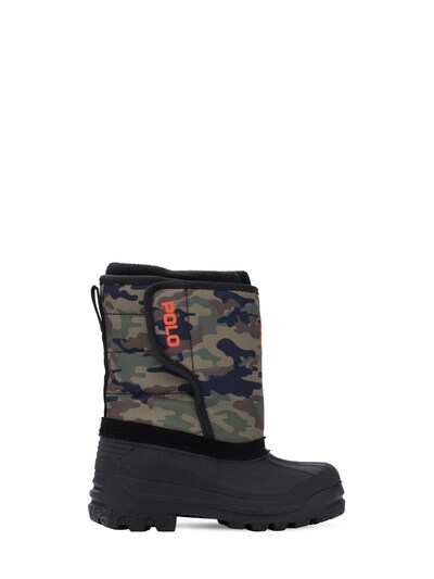 camouflage polo boots