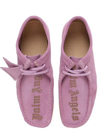 Palm Angels - clarks wallabee lace-up shoes - Lilac | Luisaviaroma