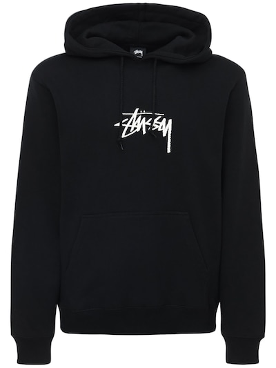 sweat noir stussy