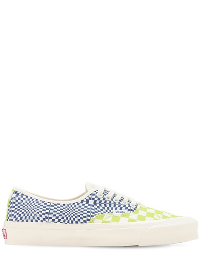 vans authentic check