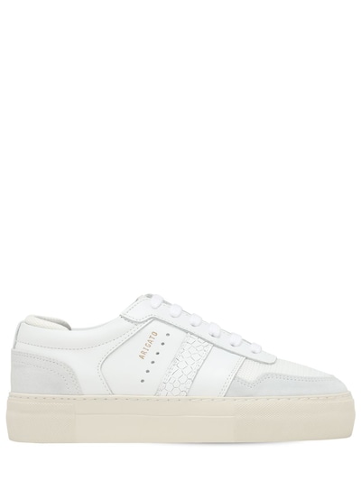 axel arigato platform sneaker white