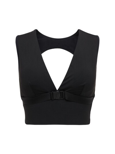 Michi Cruise Bustier W/front Buckle in Black Womens Clothing Lingerie Corsets and bustier tops 