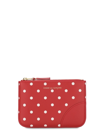 comme des garcons wallet red