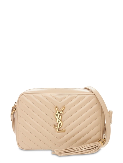 dark beige ysl camera bag