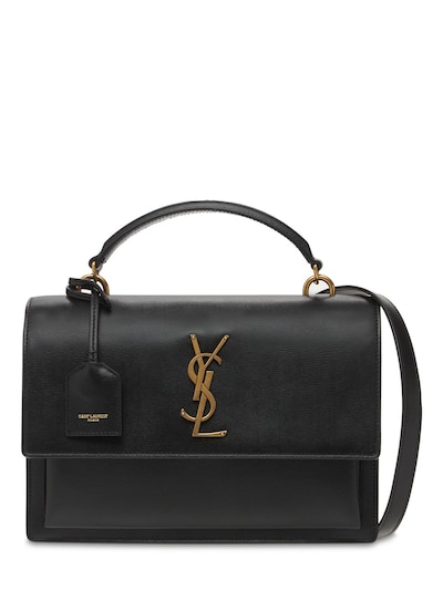 Medium sunset leather satchel bag - Saint Laurent - Women | Luisaviaroma