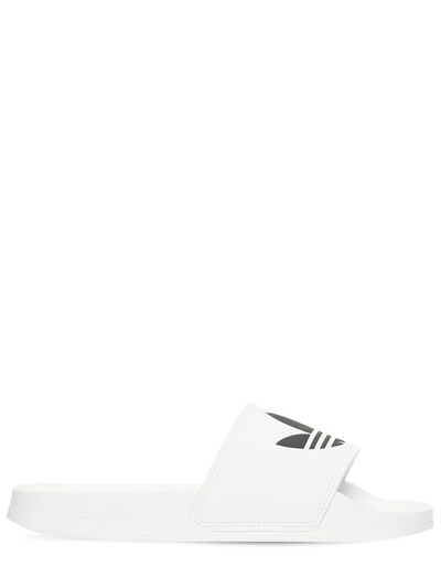 adilette sandals white