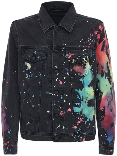 diesel denim jacket black