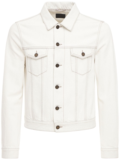 Saint Laurent - Fitted denim cotton 
