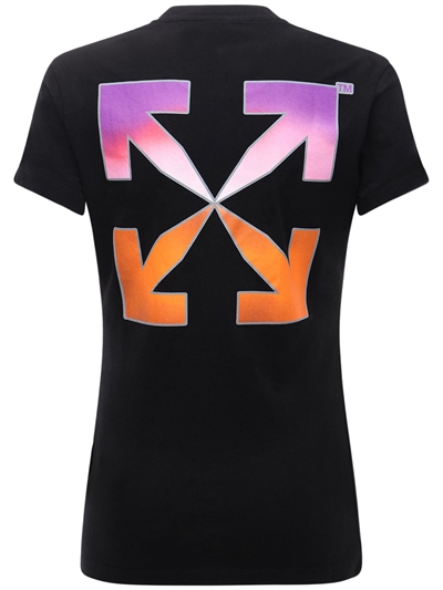 off white black gradient tee