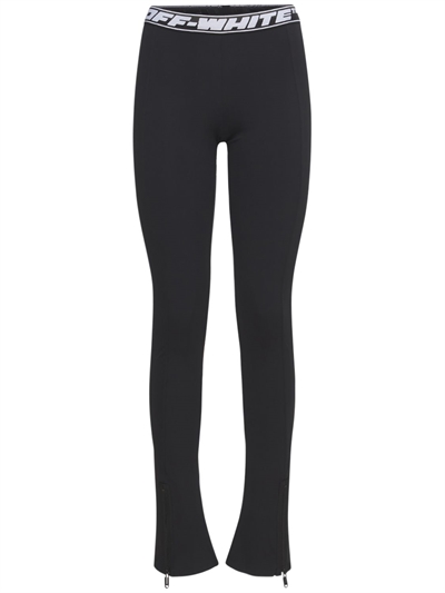 Off-White - Legging fendu en jersey stretch \