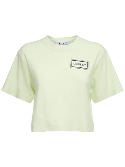 mint off white shirt