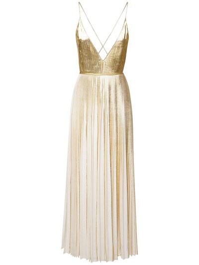 valentino gold dress