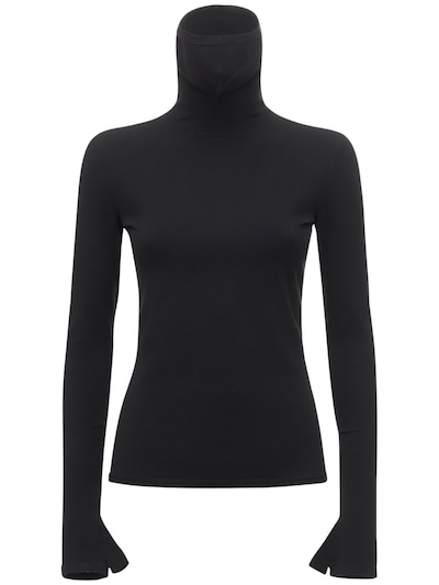 balenciaga black turtleneck