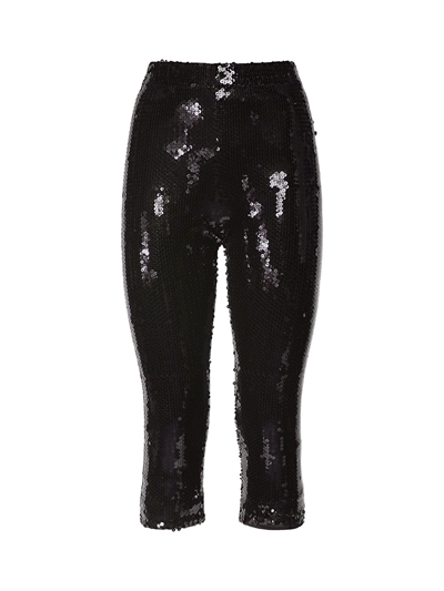 sequin stretch pants