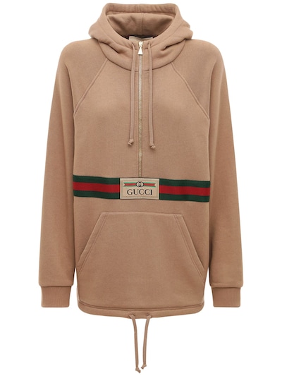 brown gucci hoodie