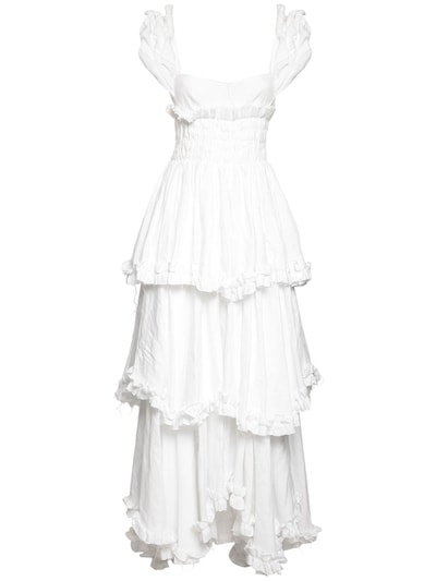 ruffle corset dress