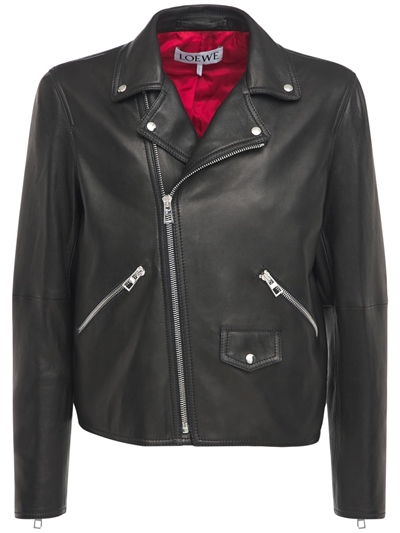 estae leather biker jacket