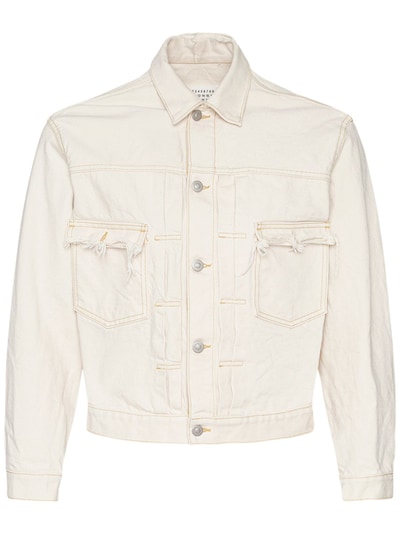 denim jacket beige