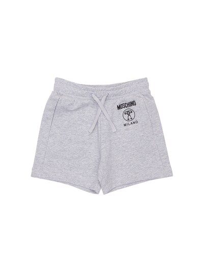 moschino shorts grey