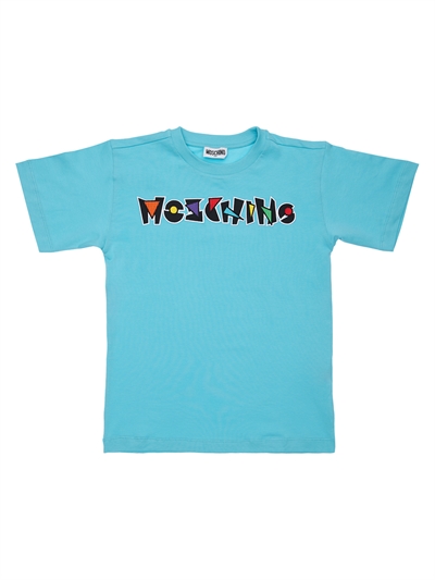 light blue moschino t shirt