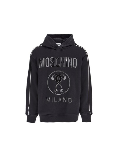 moschino hoodie black