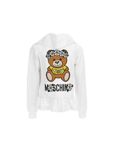 moschino white sweatshirt