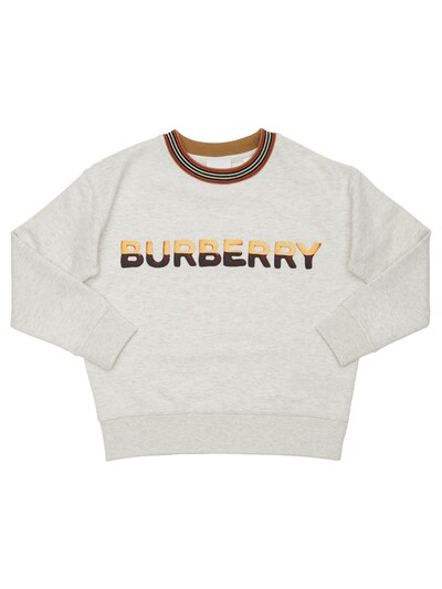 burberry logo print sweatshirt