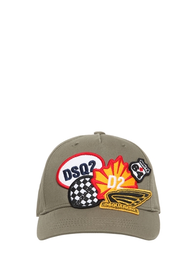 casquette dsquared verte
