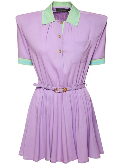 versace purple dress