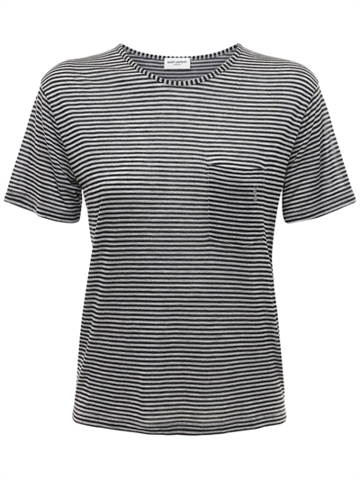 saint laurent striped tee