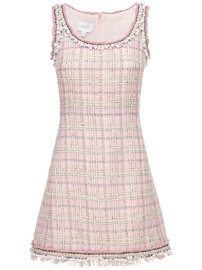 boucle mini dress