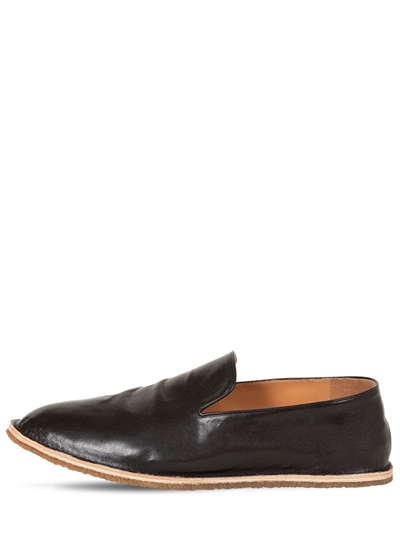 Dries Van Noten - Leather slip-on 
