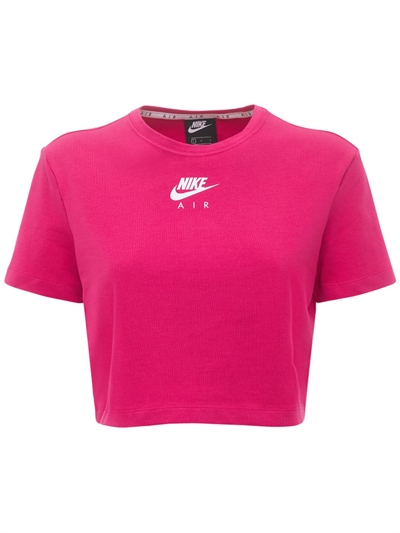 nike logo crop top