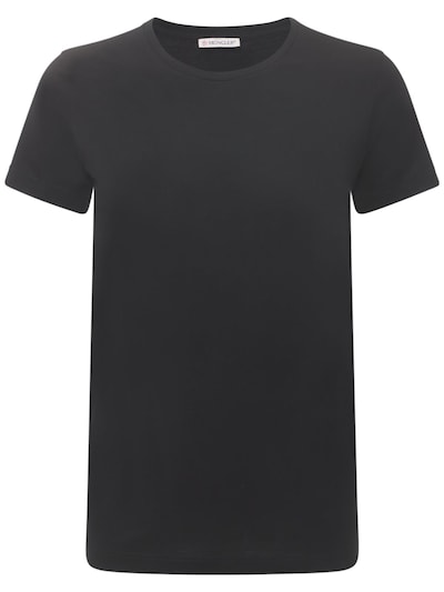 moncler side logo t shirt