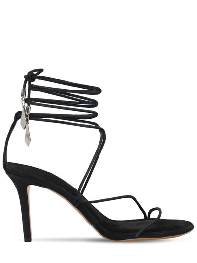 Isabel Marant - 85mm arstee leather sandals - Black | Luisaviaroma