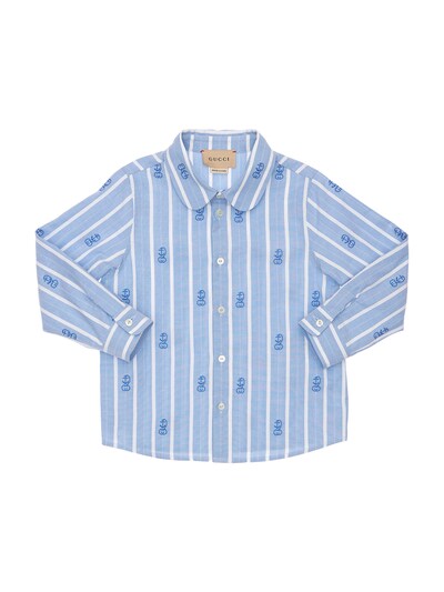 cotton poplin shirt gucci
