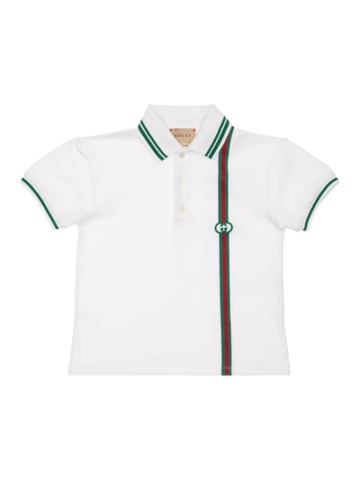 gucci pique polo