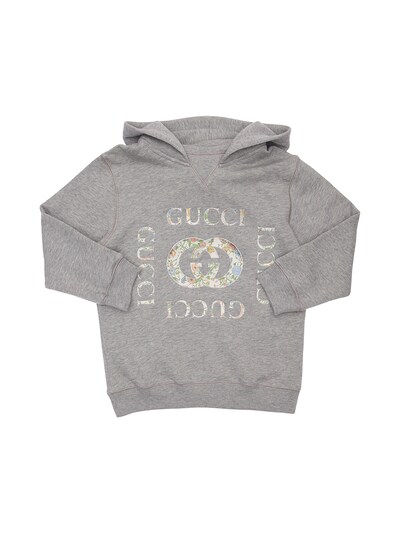 gucci hoodie grey