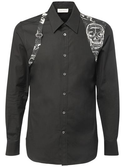 alexander mcqueen harness shirt