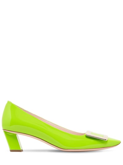 Roger Vivier - Belle Vivier Metal Buckle Pumps