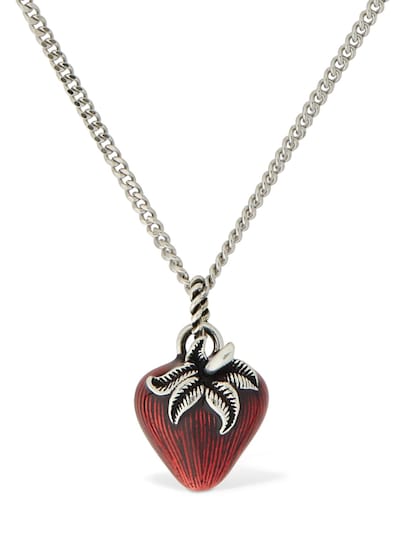 Gucci - Gucci strawberry charm necklace 