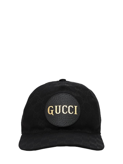 Gucci - Logo patch gg baseball hat - Black | Luisaviaroma