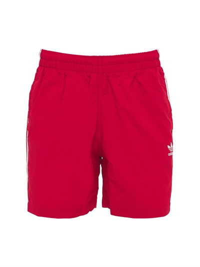 Adidas Originals - Primegreen 3-stripe tech swim shorts - Scarlet |  Luisaviaroma