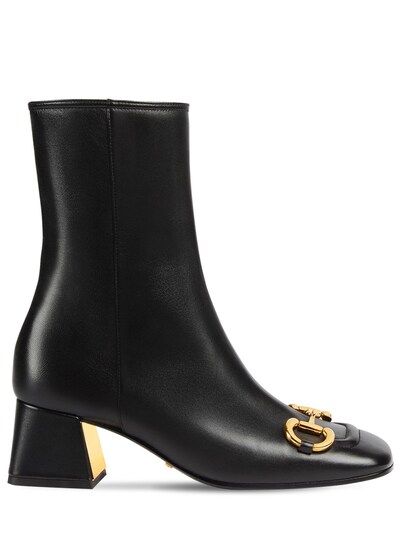 leather ankle boot gucci