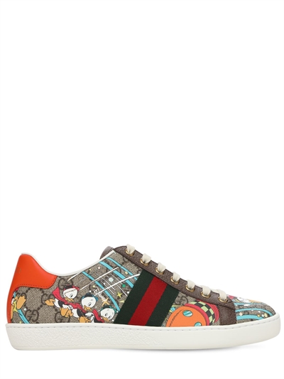 gucci printed sneakers