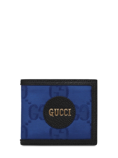 blue gucci wallet
