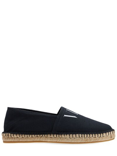 Vltn cotton canvas espadrilles - Valentino Garavani - Men