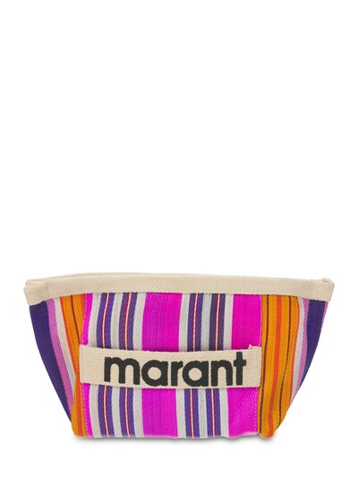 Isabel Marant - striped pouch - | Luisaviaroma