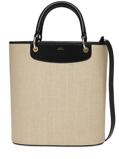 apc leather backpack